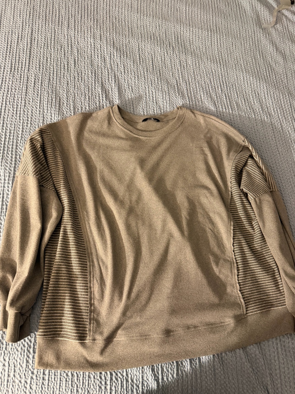 XL 2 pack DOKOTOO Oversized Crewneck Sweatshirt - COLORBLOCK